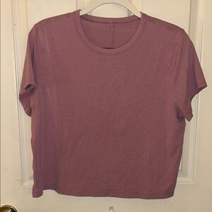 lululemon athletica Dusty Rose Short Sleeve Tee